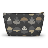 Frond Accessory Pouch w T-bottom in Black
